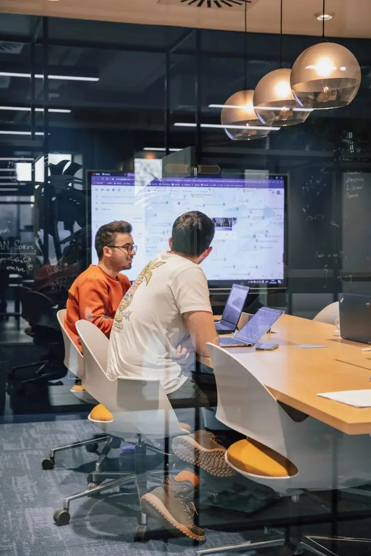 Team working at Meras Corp